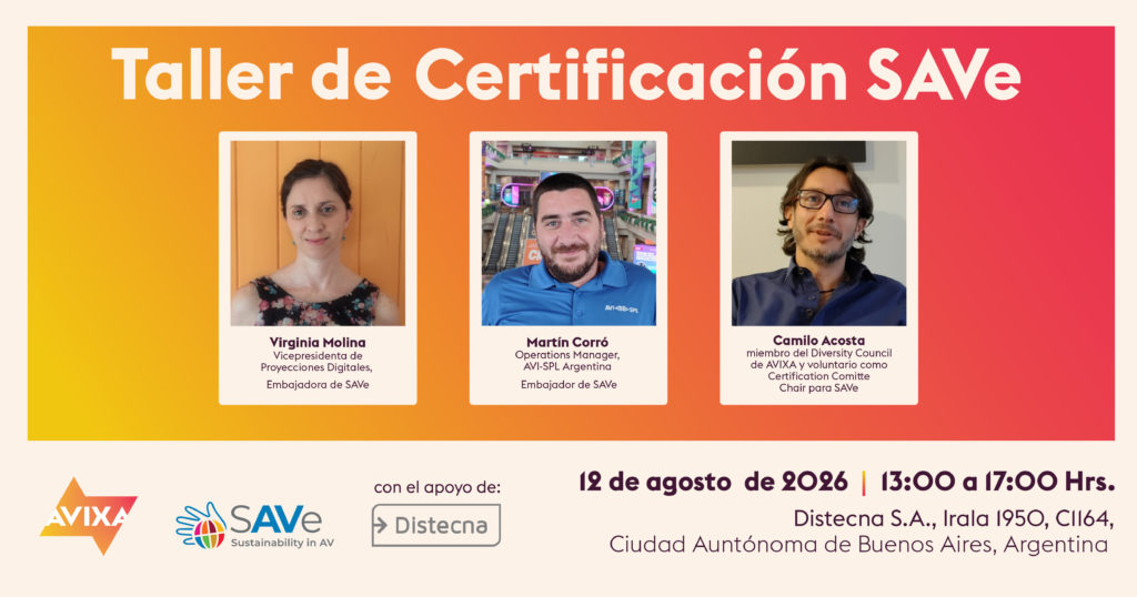 TALLER DE CERTIFICACION SAVe AVIXA